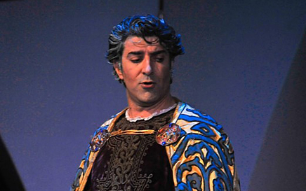 Constantinos Yiannoudes as Macbeth
